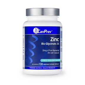 CanPrev Zinc Bis-Glycinate 25 120 vcaps