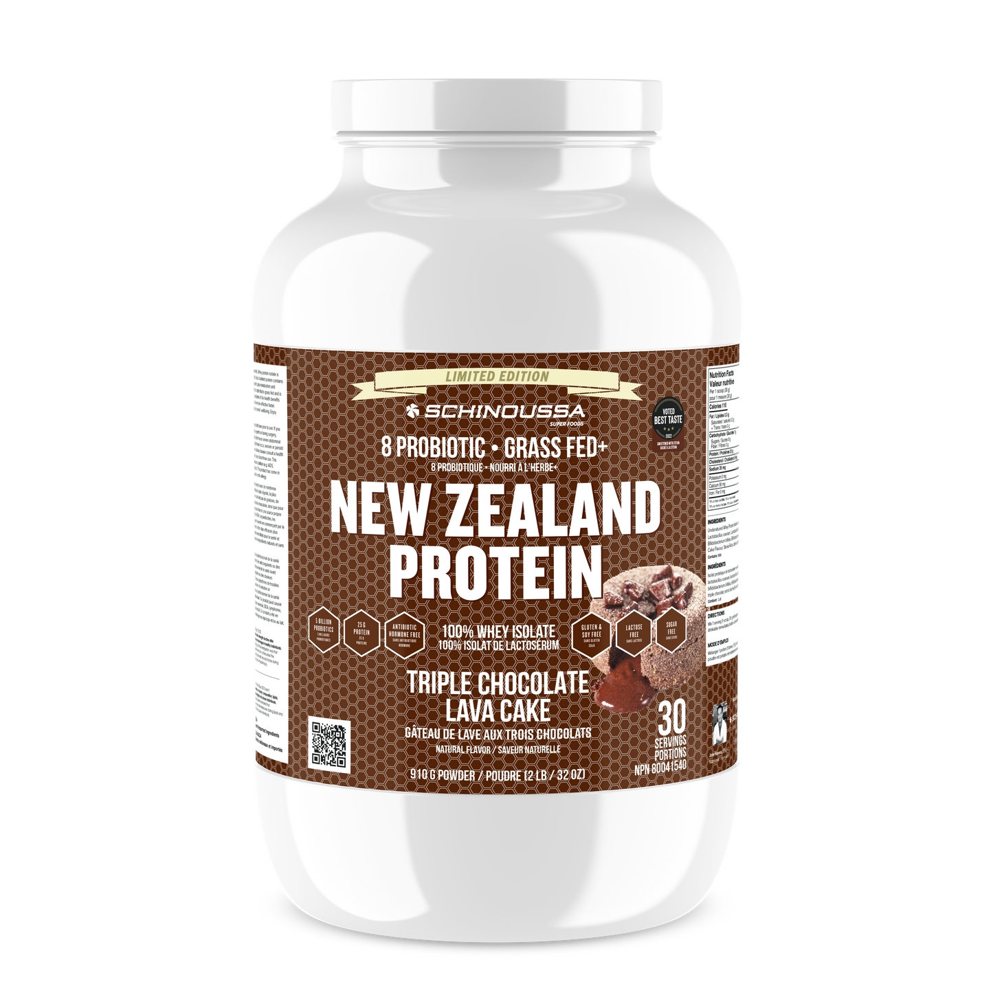 Schinoussa NZ Probiotic Whey Isolate 30 serving