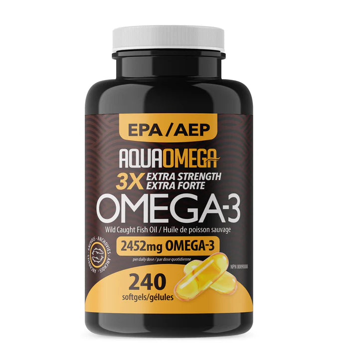 AquaOmega 3x Strength EPA 240ct Softgels