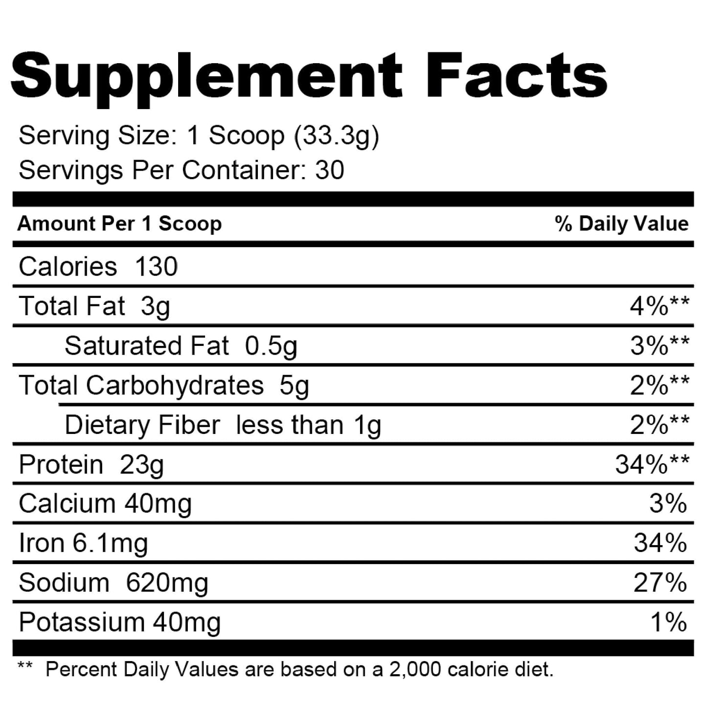 Blessed Plant Based Protein 30 servings