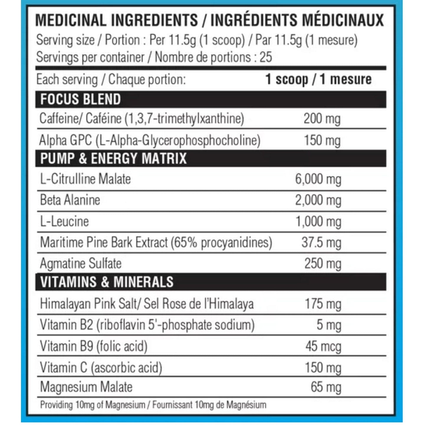 Believe Supplements Pre Fuel 25 serving