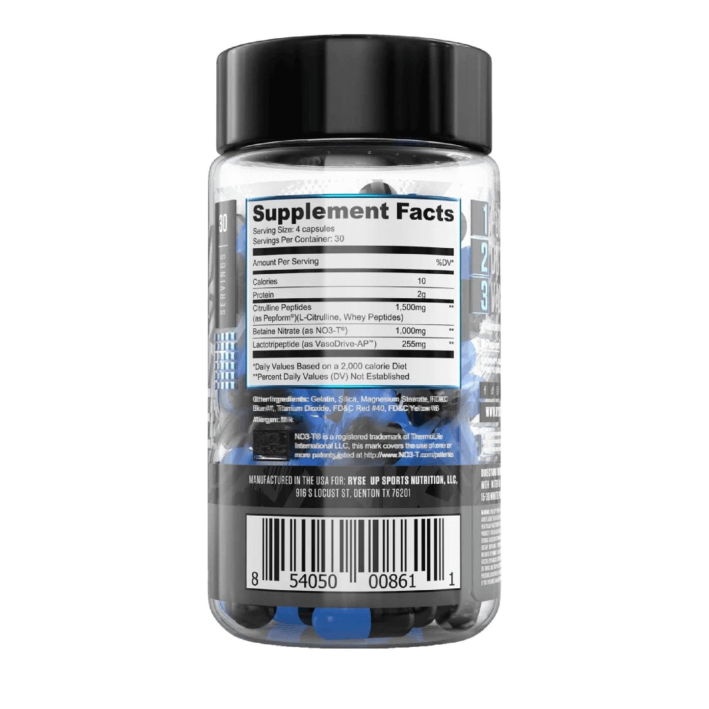 RYSE Pump Cap Max 120ct