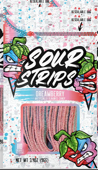Sour Strips 96g