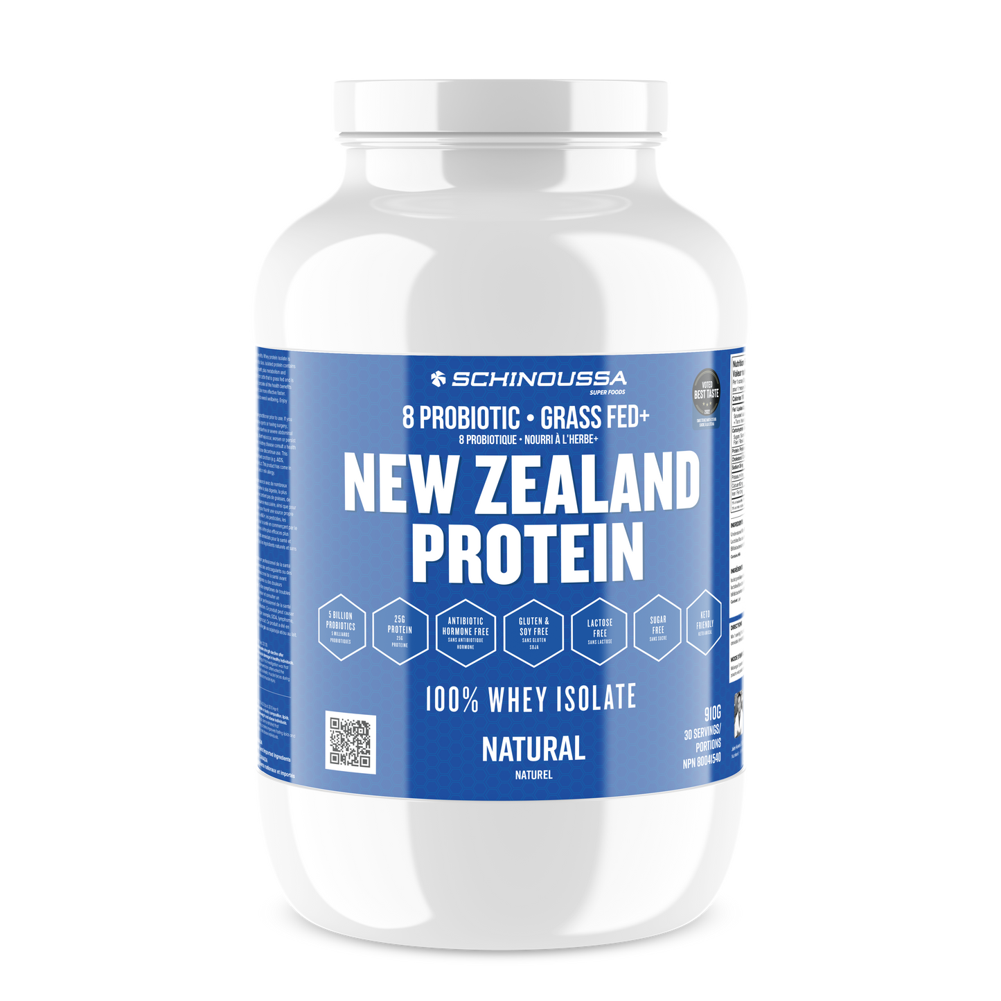 Schinoussa NZ Probiotic Whey Isolate 30 serving