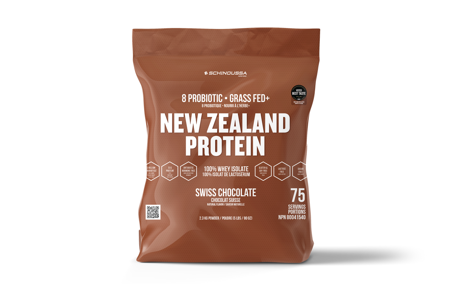 Schinoussa NZ Probiotic Whey Isolate 75 serving