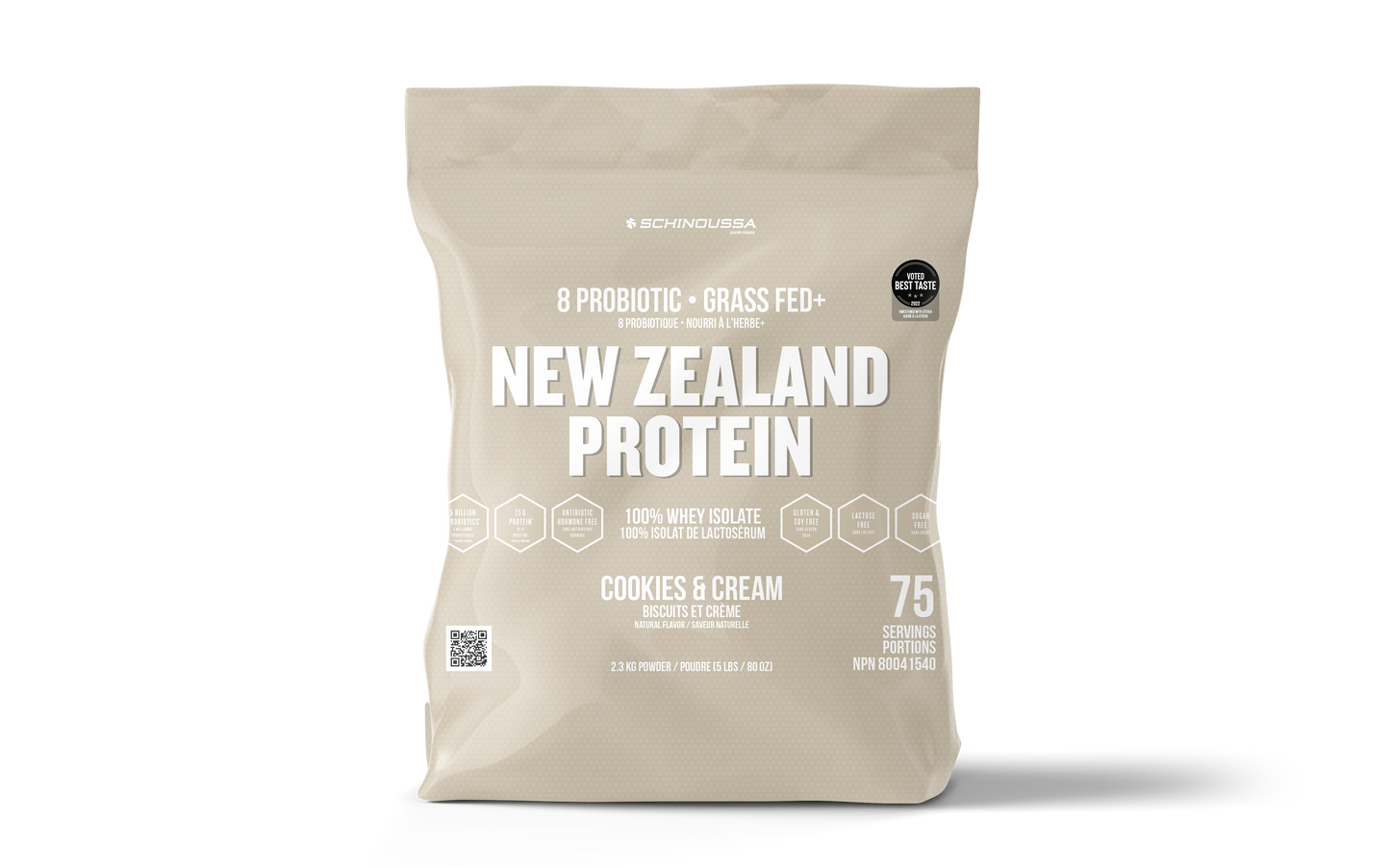 Schinoussa NZ Probiotic Whey Isolate 75 serving