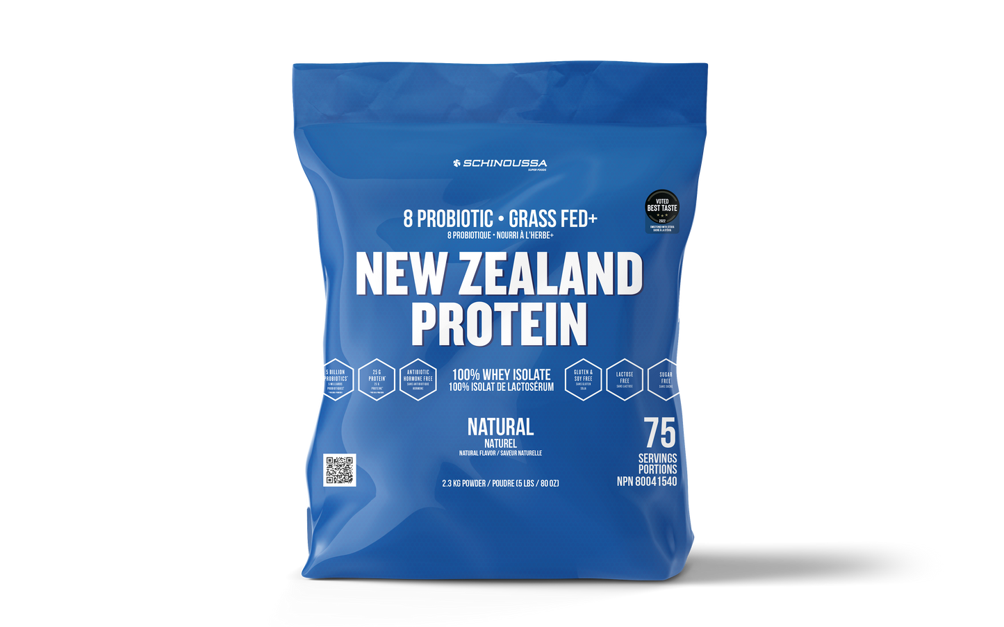 Schinoussa NZ Probiotic Whey Isolate 75 serving