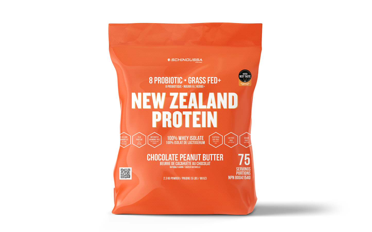 Schinoussa NZ Probiotic Whey Isolate 75 serving