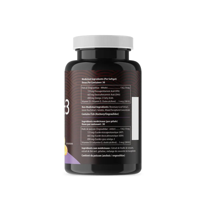 AquaOmega 5X Ultimate Strength DHA 120ct Softgels