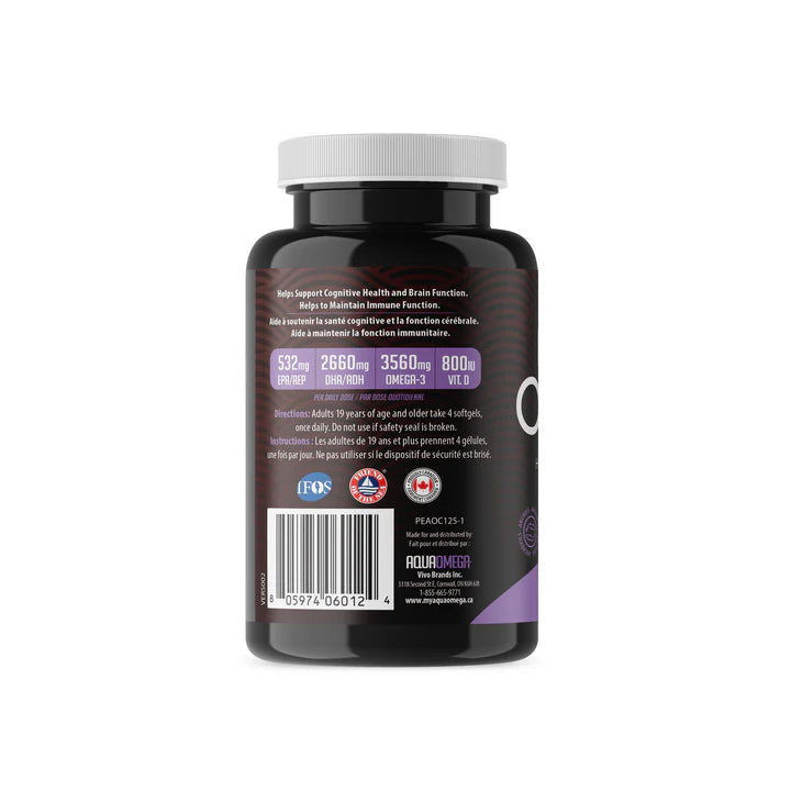 AquaOmega 5X Ultimate Strength DHA 240ct Softgels