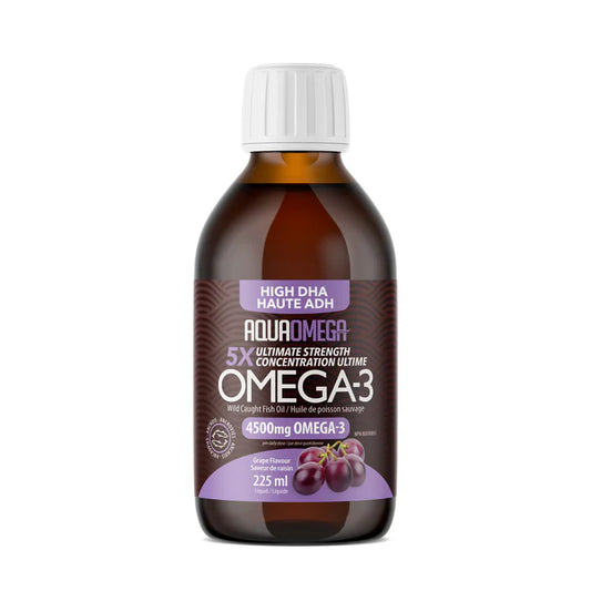 AquaOmega 5X Ultimate Strength DHA 225ml