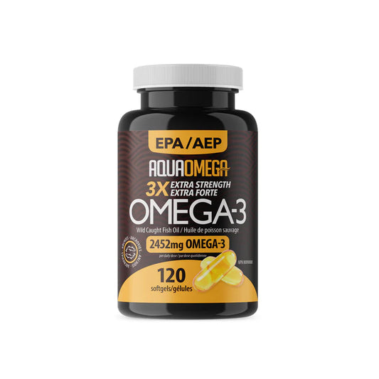 AquaOmega 3x Strength EPA 120ct Softgels