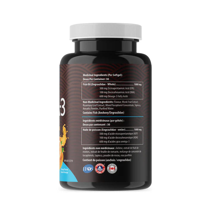 AquaOmega High EPA 120ct Chewable Softgels