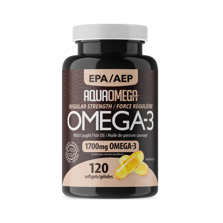 AquaOmega Regular Strength EPA 120ct Softgels