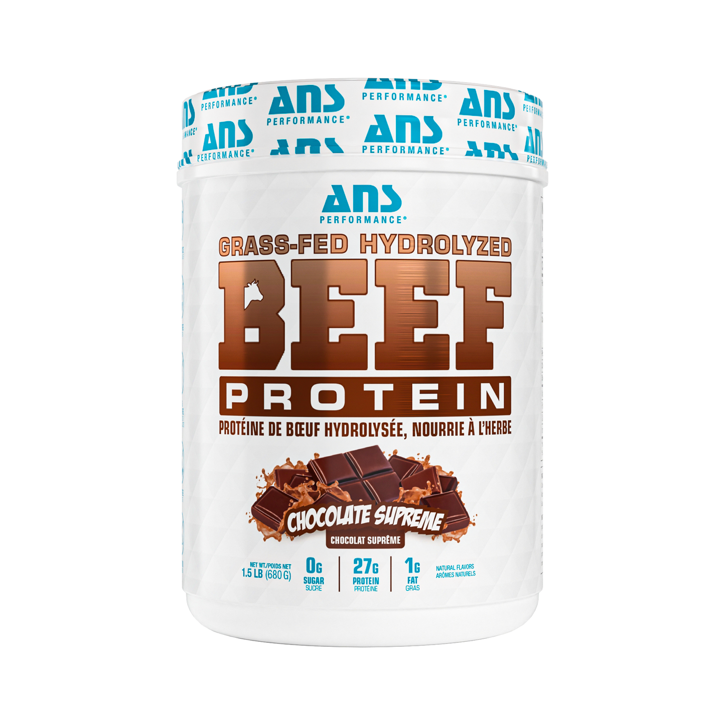 ANS Grass-Fed Hydrolyzed Beef Protein 1.5lb