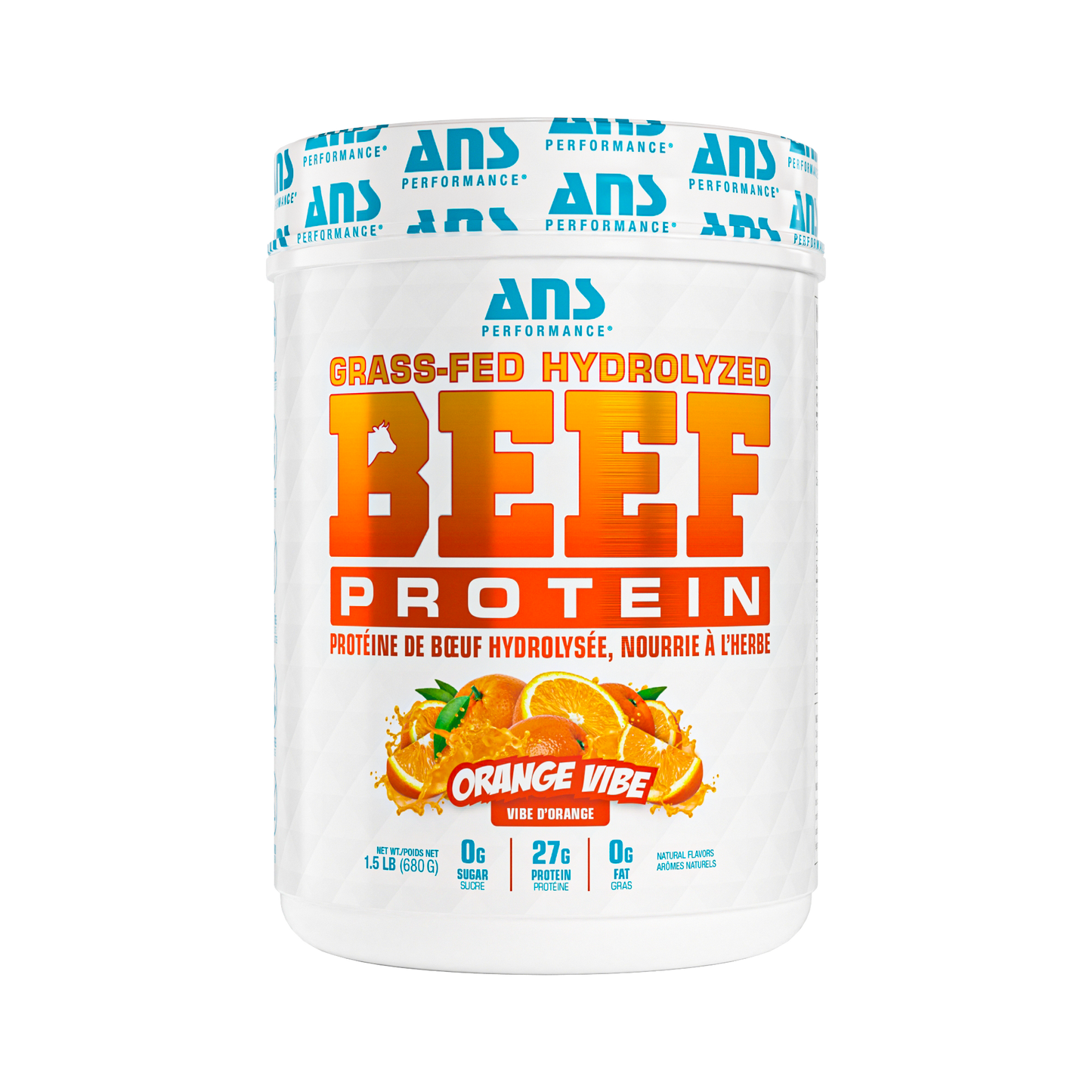 ANS Grass-Fed Hydrolyzed Beef Protein 1.5lb