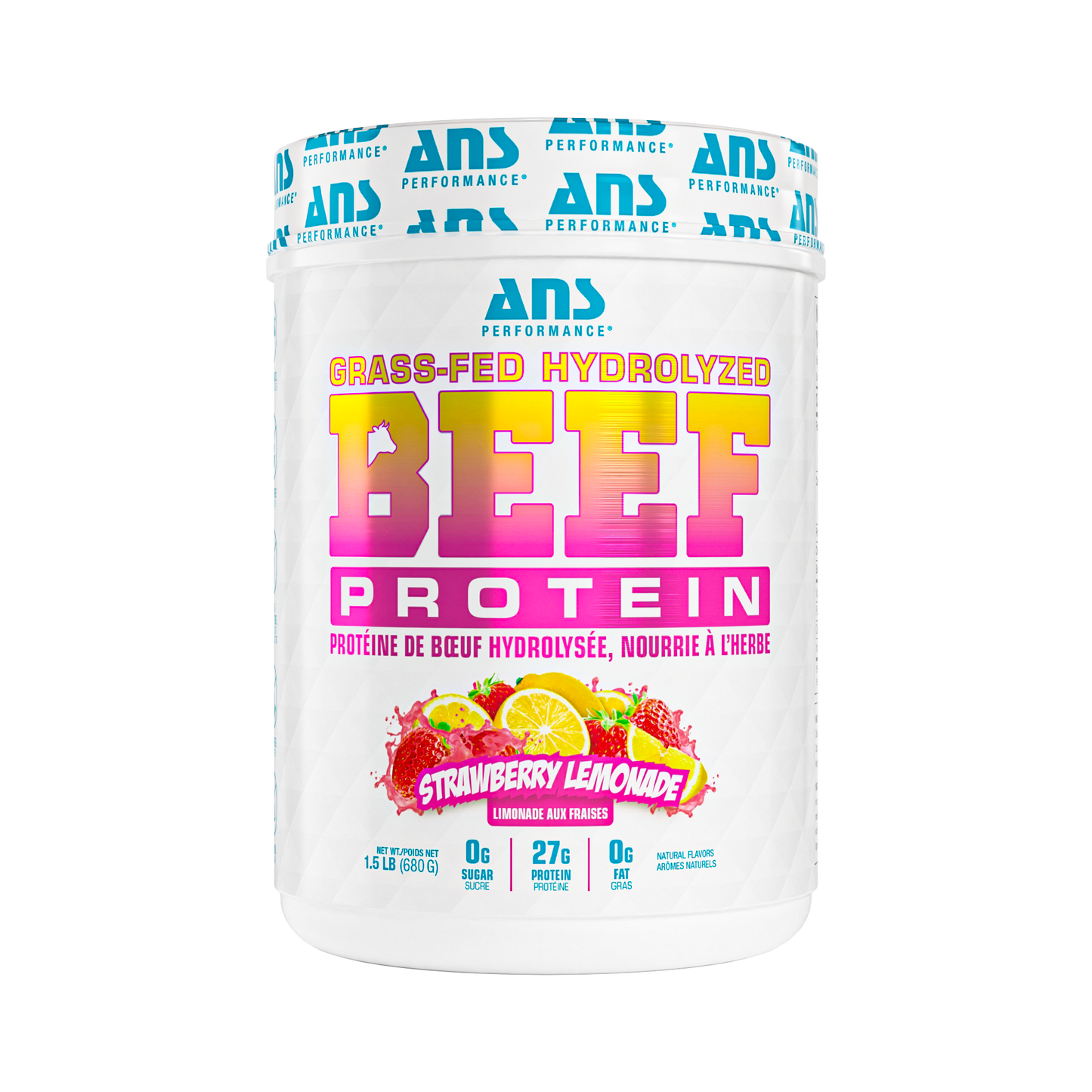 ANS Grass-Fed Hydrolyzed Beef Protein 1.5lb