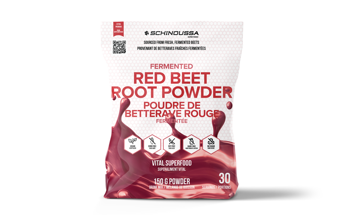 Schinoussa Red Beet Root Powder 30 serving