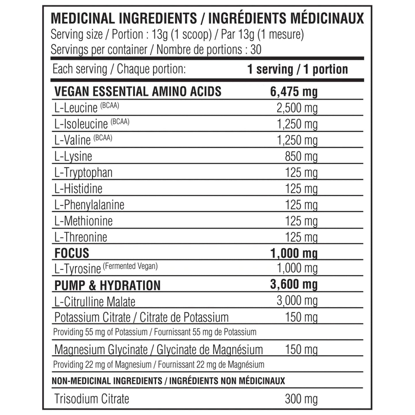 Believe Supplements EAA 30 serving