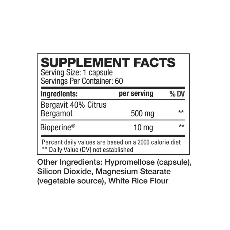 HD Muscle Citrus Bergamot 500mg 60ct