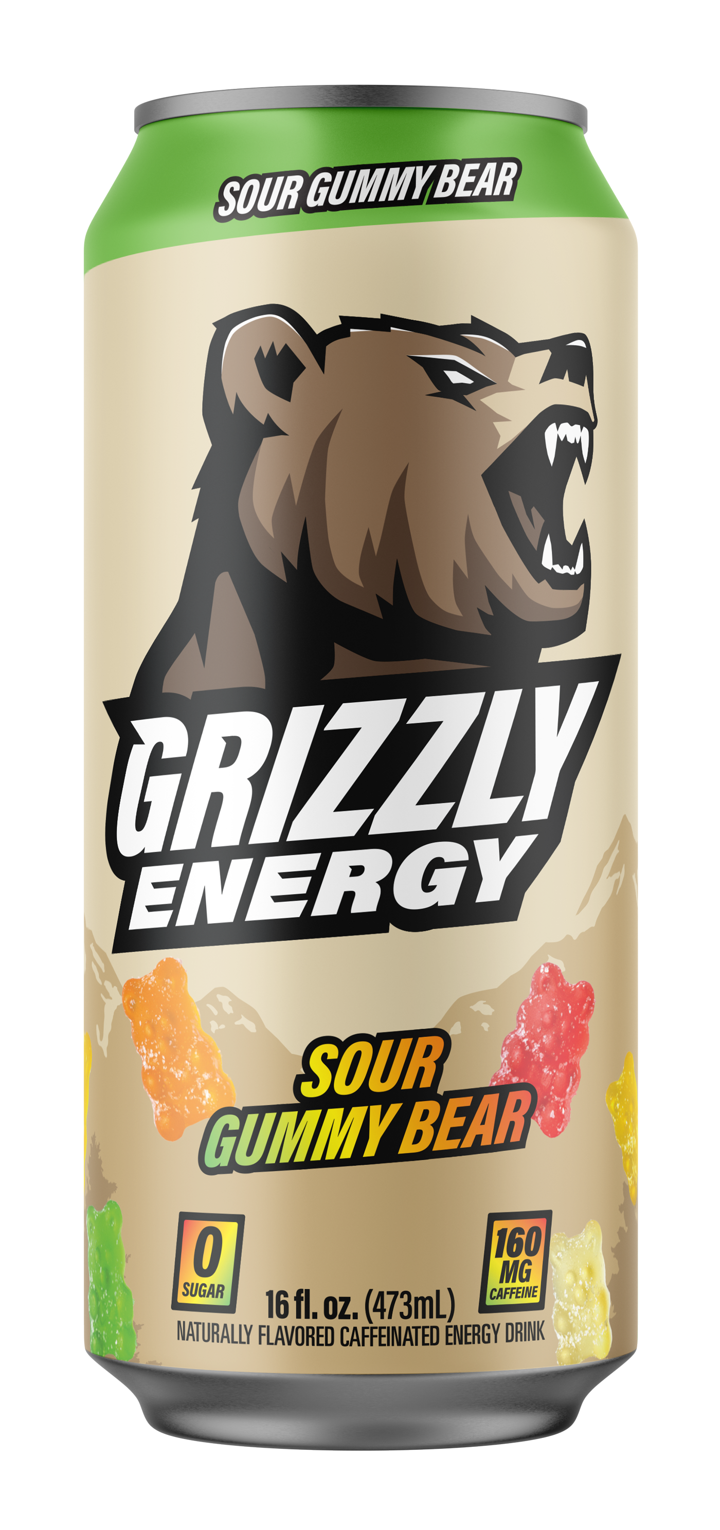 Grizzly Energy Drink 473ml single