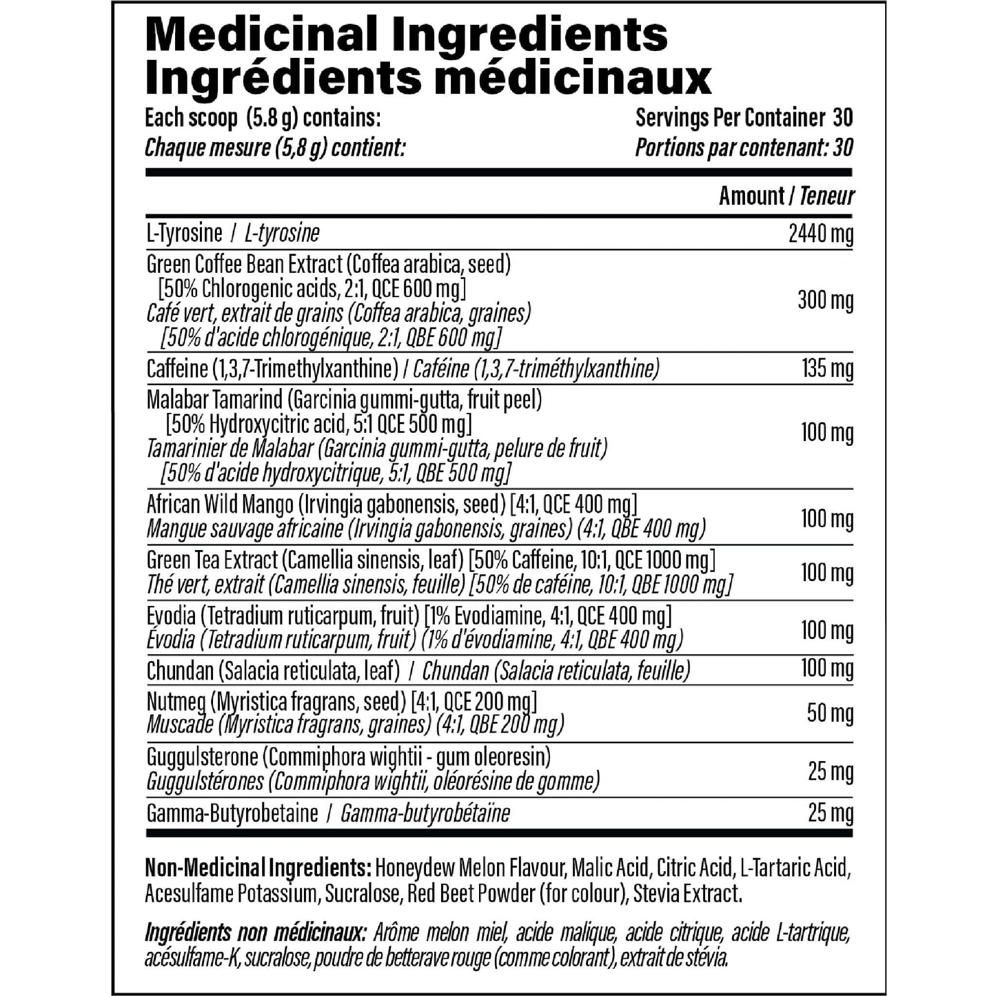 Nutrabolics Thermal XTC 30 servings