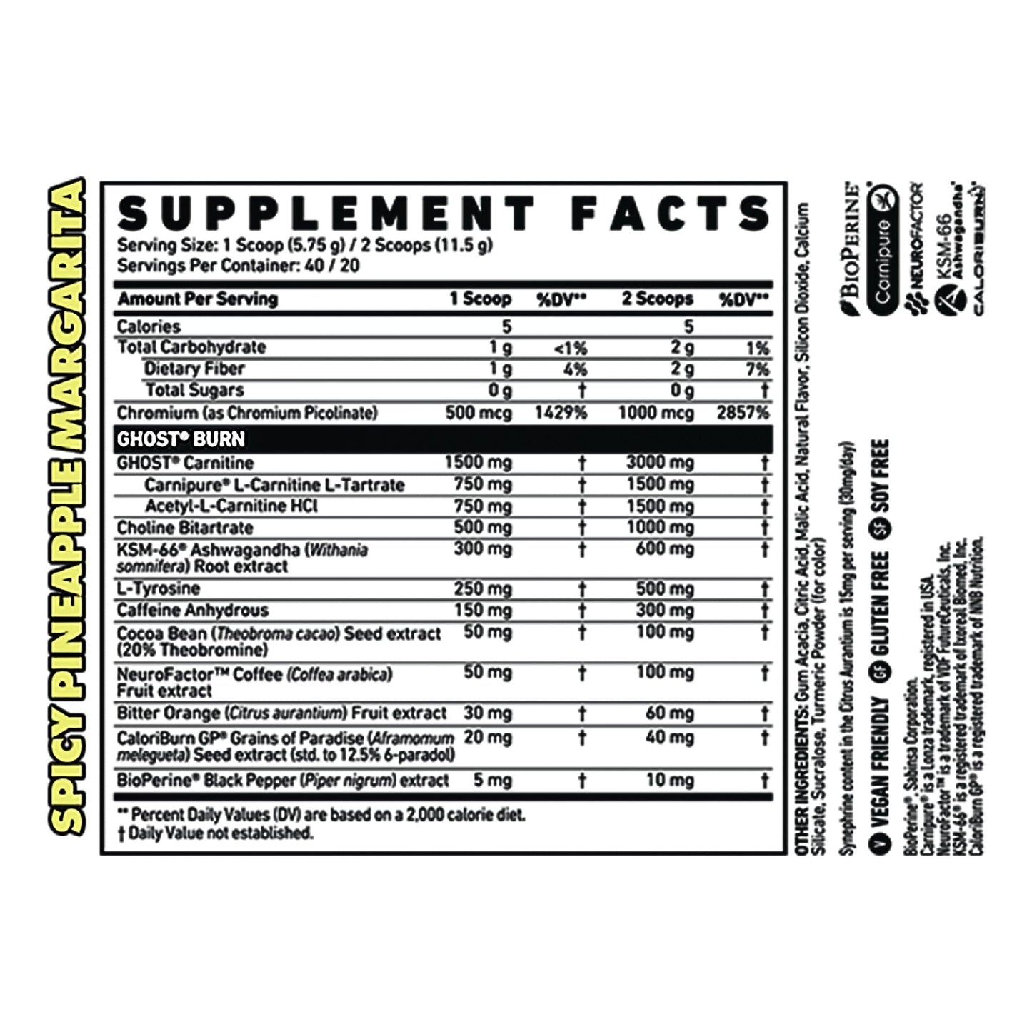 GHOST Burn 40 servings