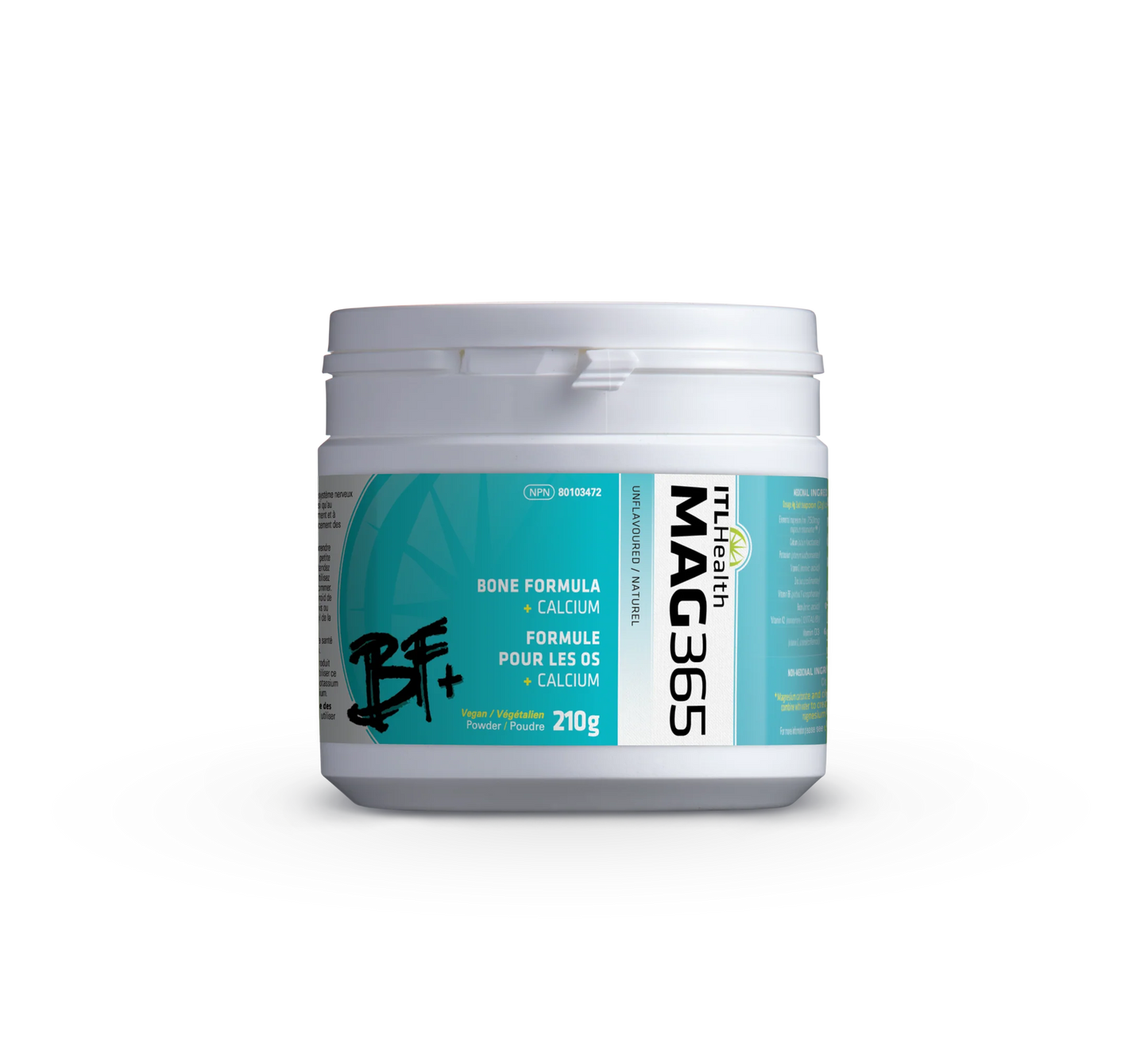 ITL Health MAG365 BF+ Calcium 210g Unflavored