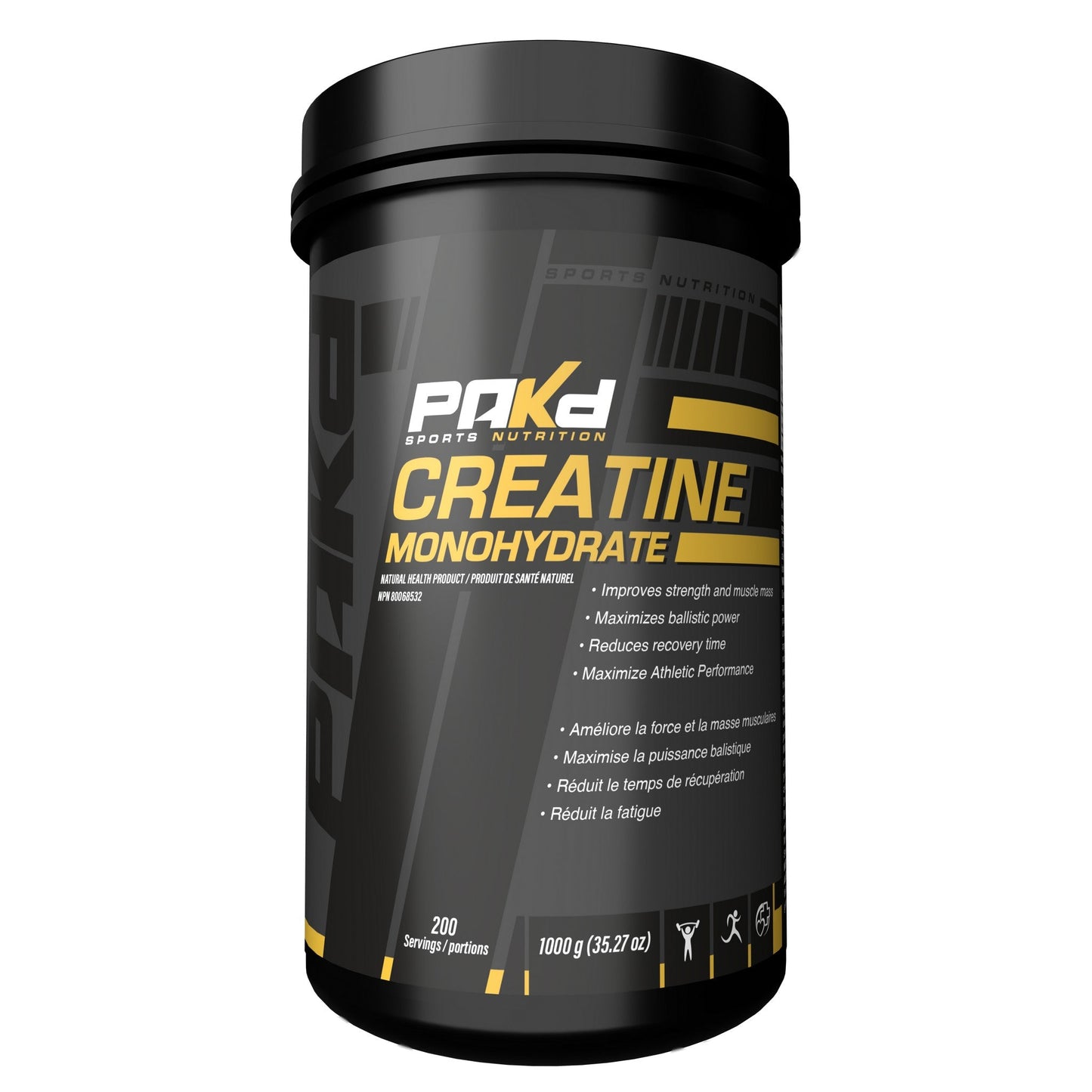 PAKD 1kg Creatine Monohydrate