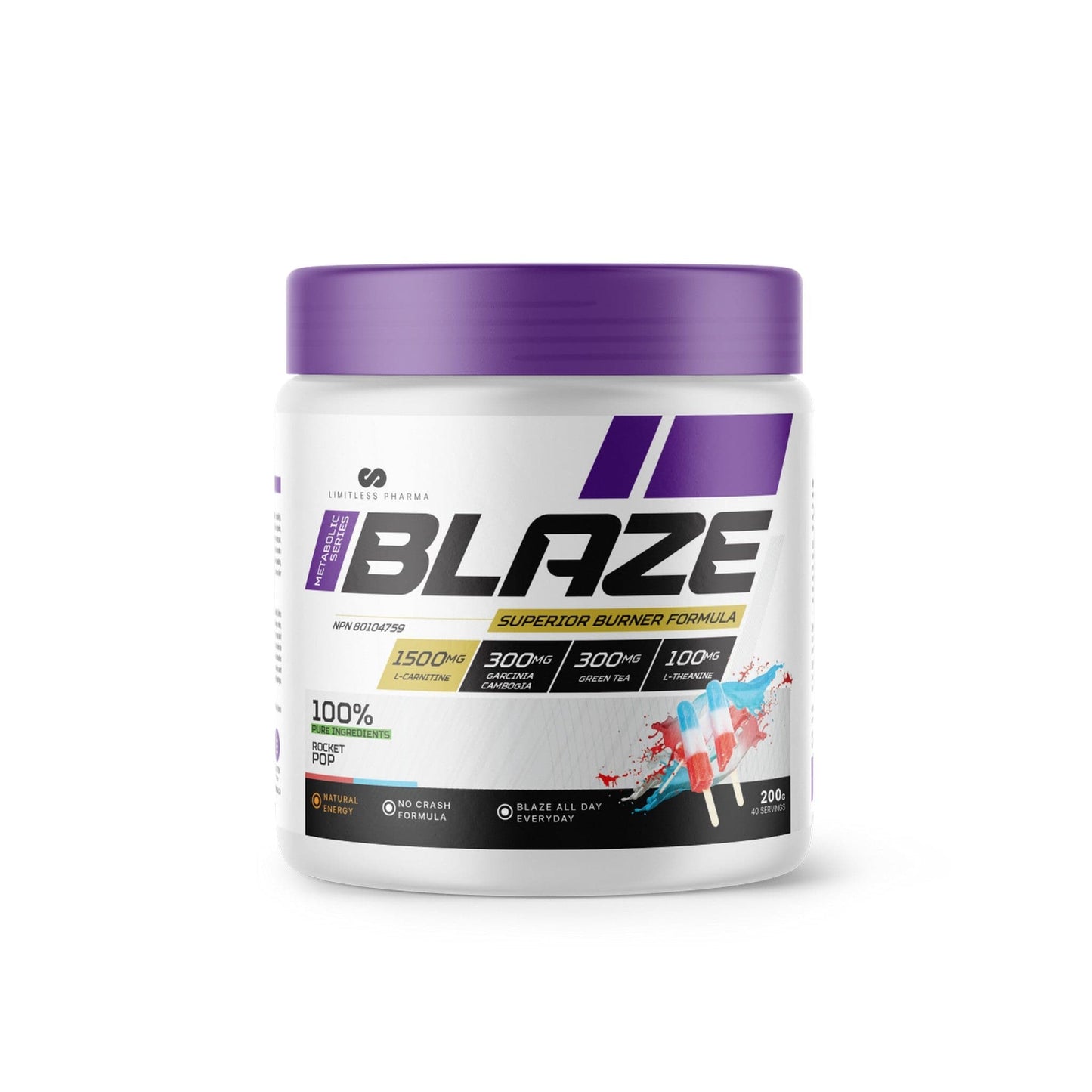 Limitless Pharma BLAZE 40 serving