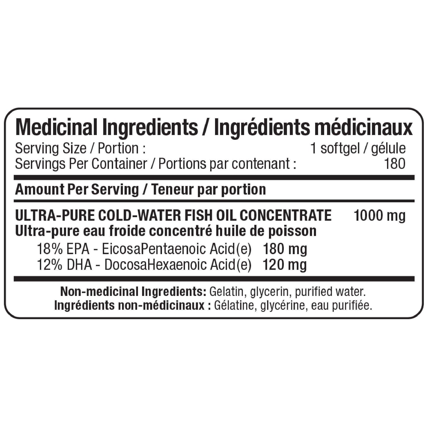 Allmax Omega 3 180 capsules | HERC'S Nutrition Canada