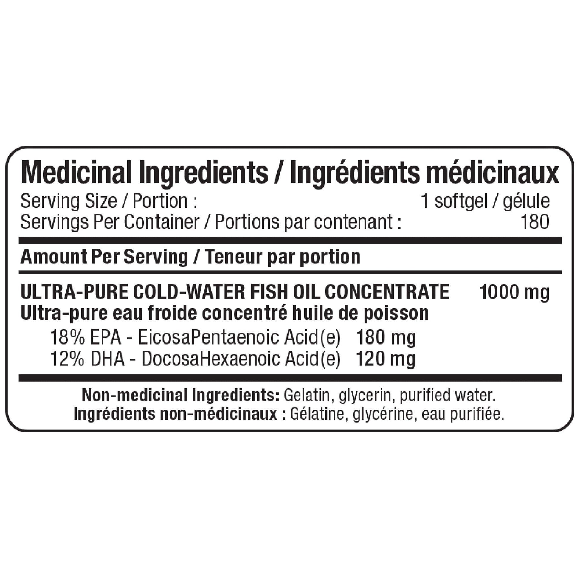 Allmax Omega 3 180 capsules | HERC'S Nutrition Canada