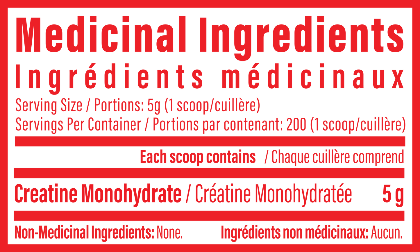 TC Nutrition Creatine Monohydrate 200 servings