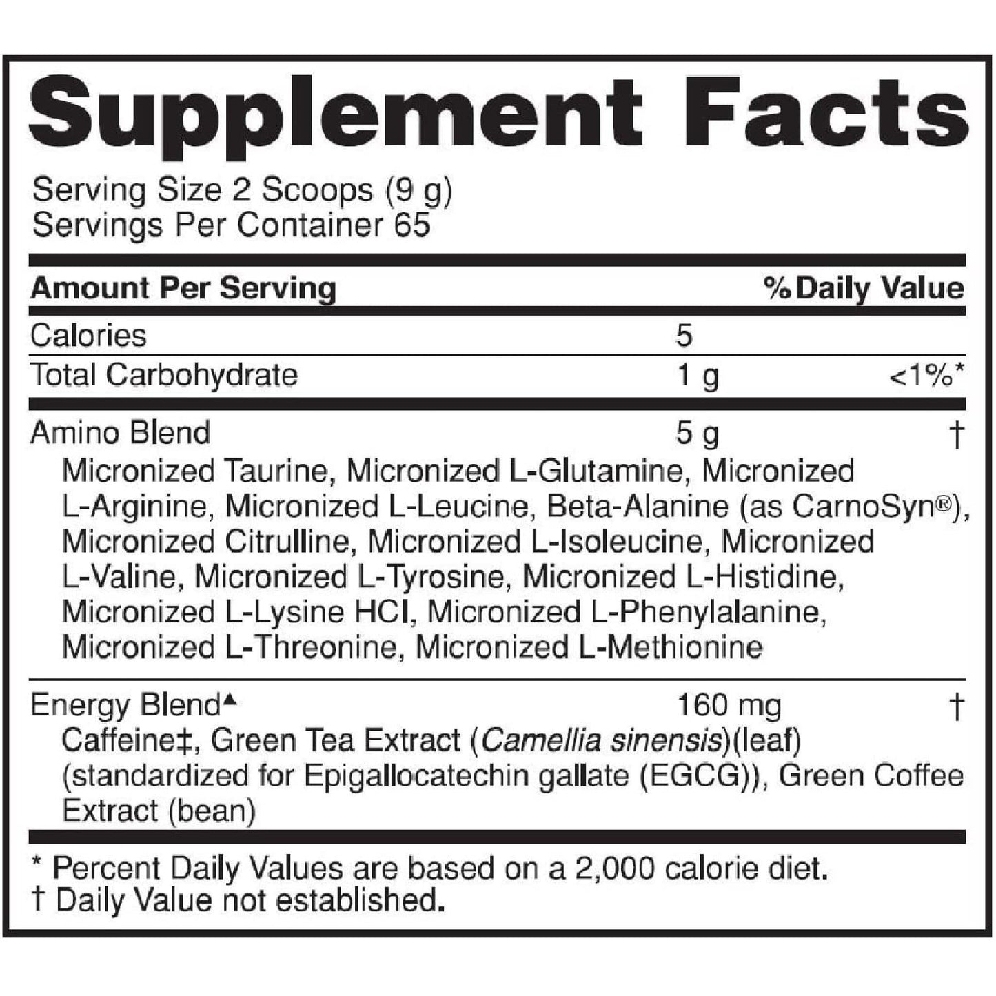 ON Amino Energy 65 serving | HERC'S Nutrition Canada