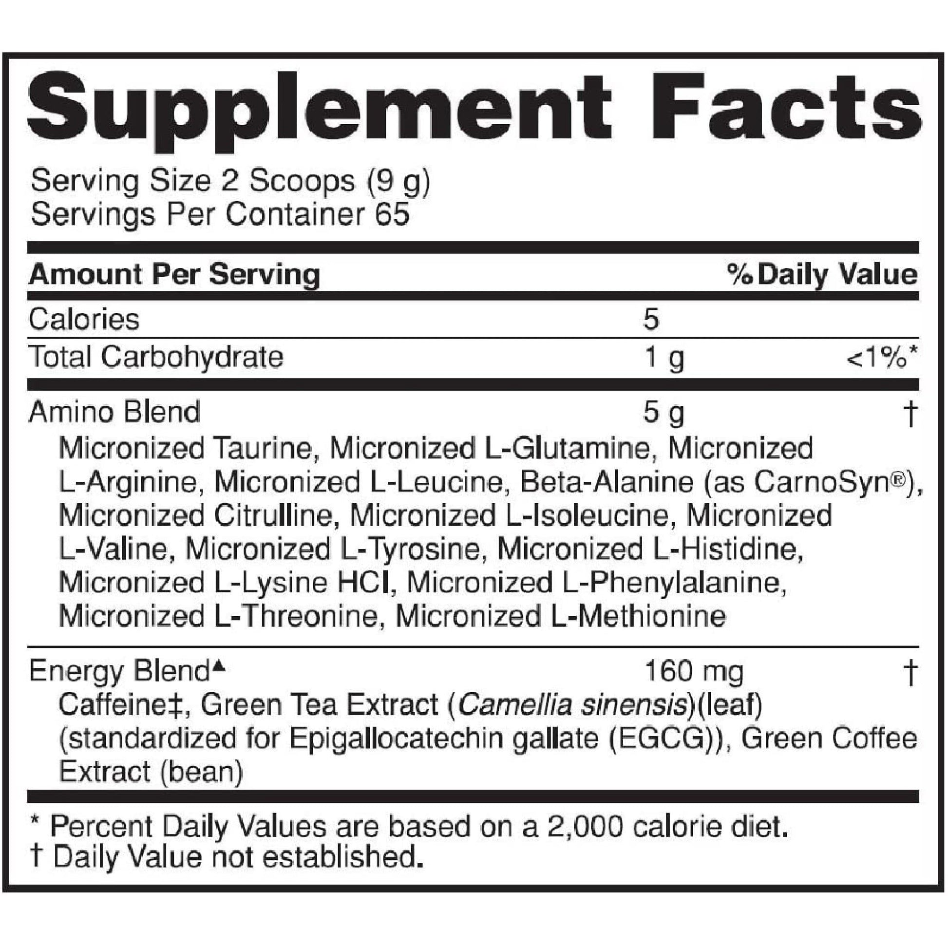 ON Amino Energy 65 serving | HERC'S Nutrition Canada